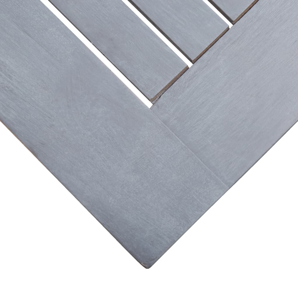 Foldbart havebord 120x70x75 cm massivt akacietræ - number 10.