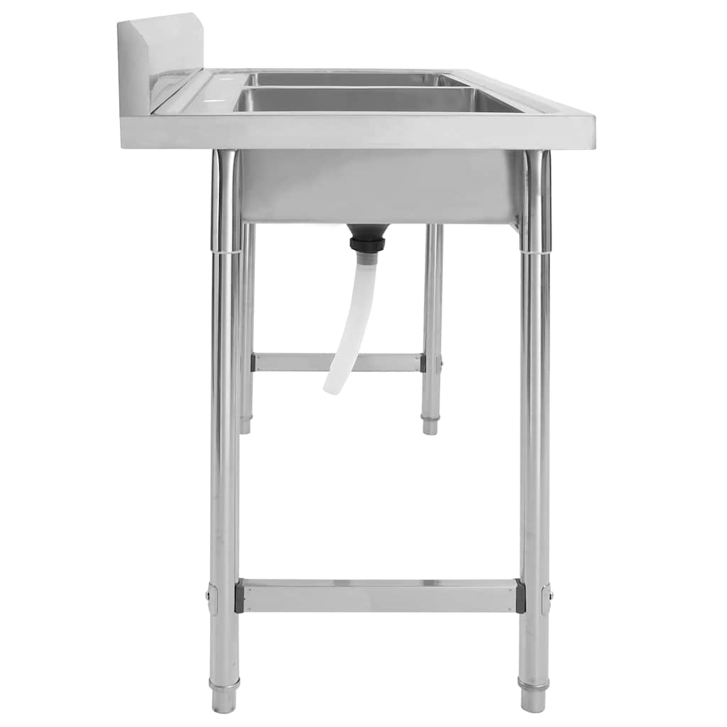 Dvostruki sudoper od nehrđajućeg čelika - number 4.