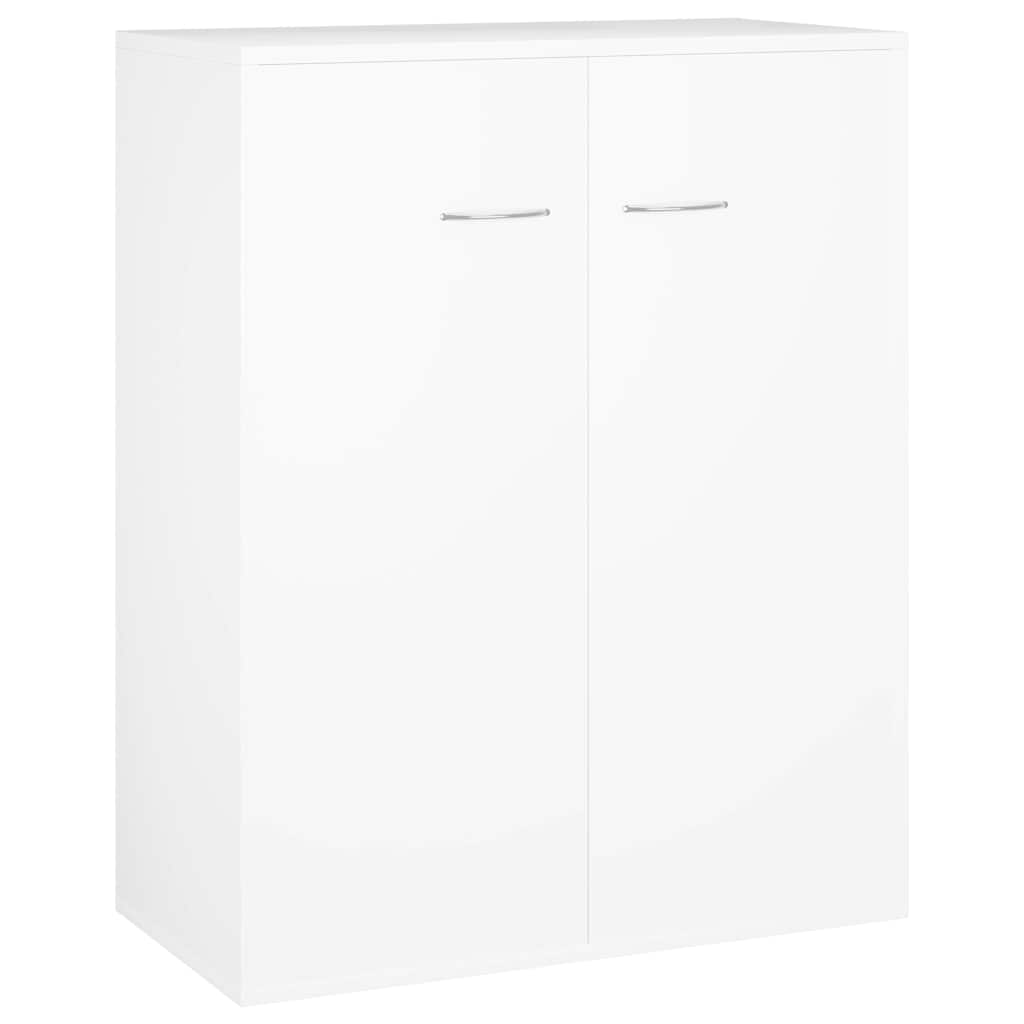 Skænk 60x30x75 cm konstrueret træ - hvid, 1 - number 2.