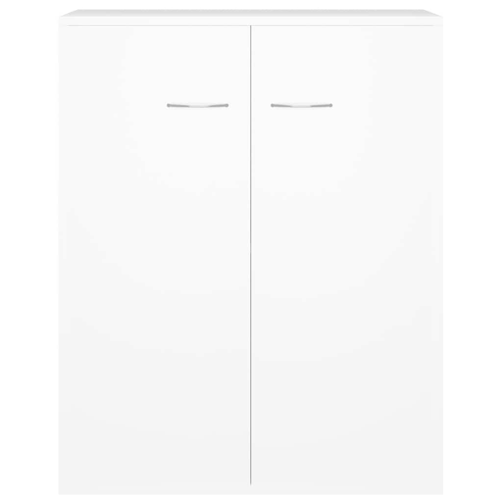 Skænk 60x30x75 cm konstrueret træ - hvid, 1 - number 5.