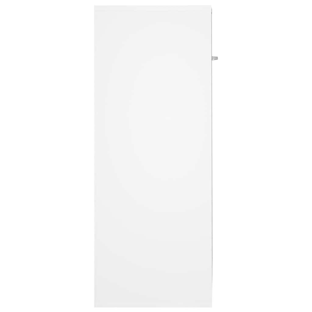 Skænk 60x30x75 cm konstrueret træ - hvid, 1 - number 6.