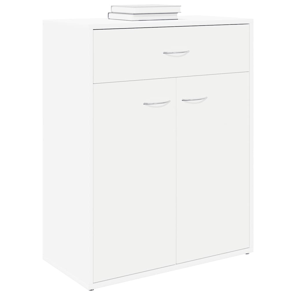 Skænk 60x30x75 cm konstrueret træ hvid - number 3.