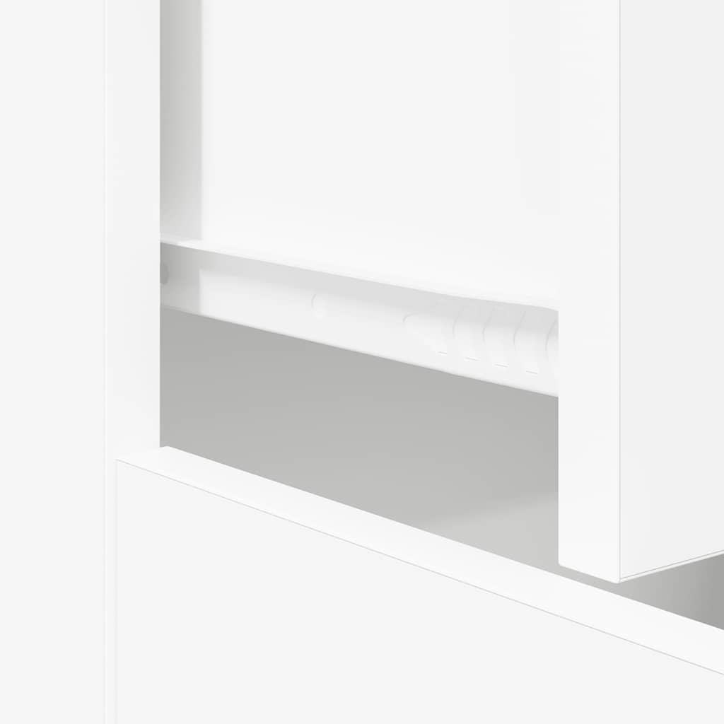 Skænk 60x30x75 cm konstrueret træ hvid - number 10.