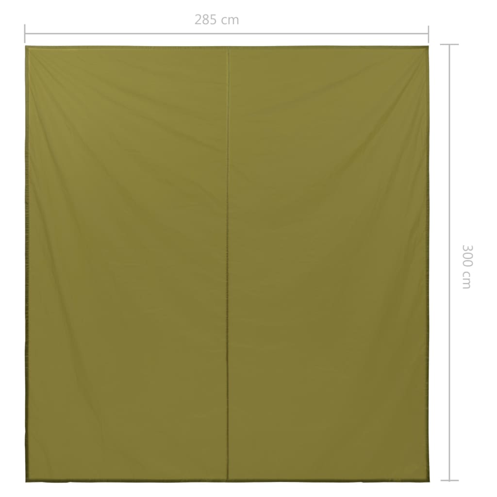 Outdoor tarpaulin 3x2.85 m green - number 7.