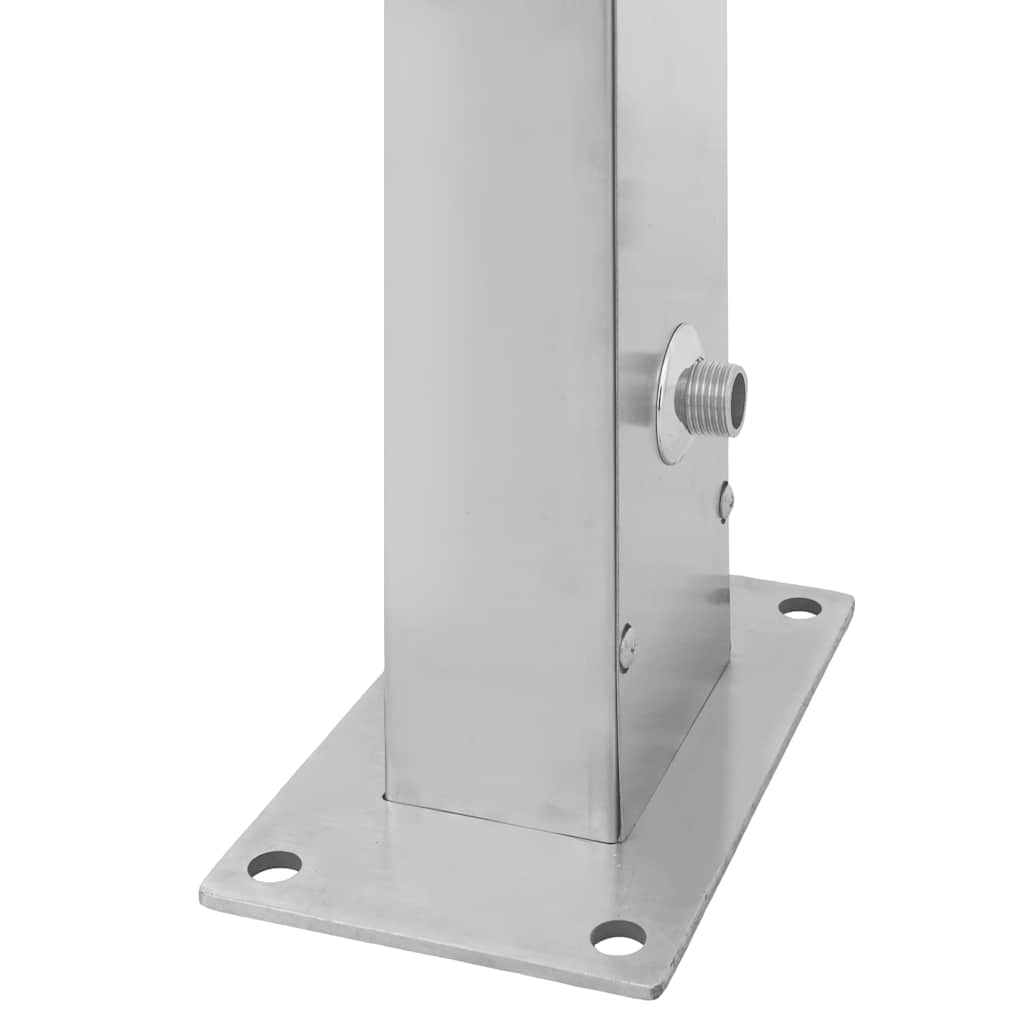 Douche extérieure design droit en acier inoxydable - number 11.