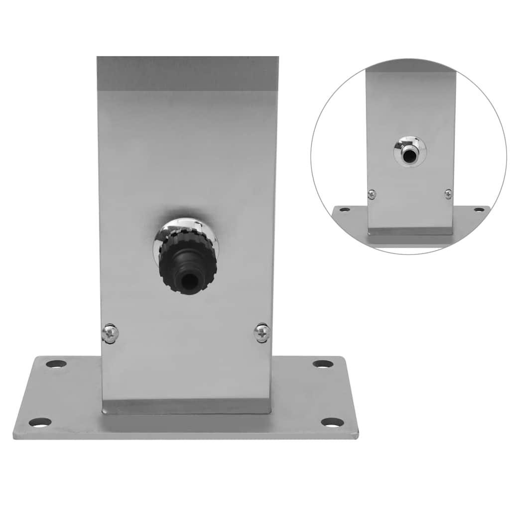 Douche extérieure design droit en acier inoxydable - number 10.