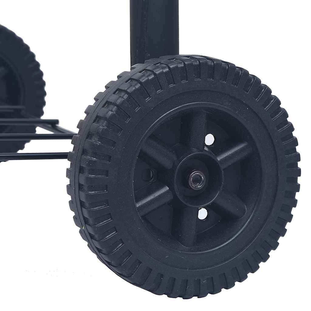 Charcoal grill/smoker grill with bottom shelf black - number 7.