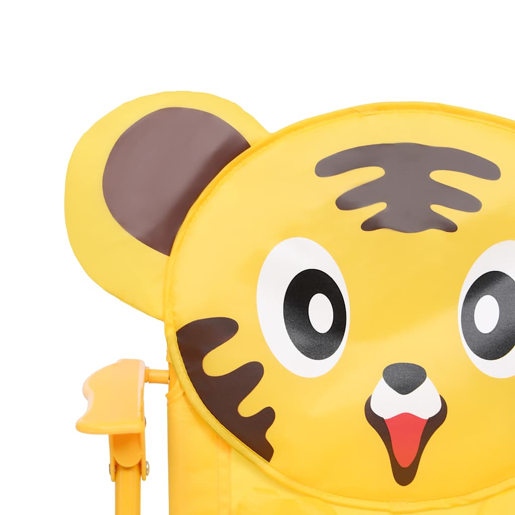 Utendørs bistro sett for barnedeler med parasol - gul, 3 - number 7.