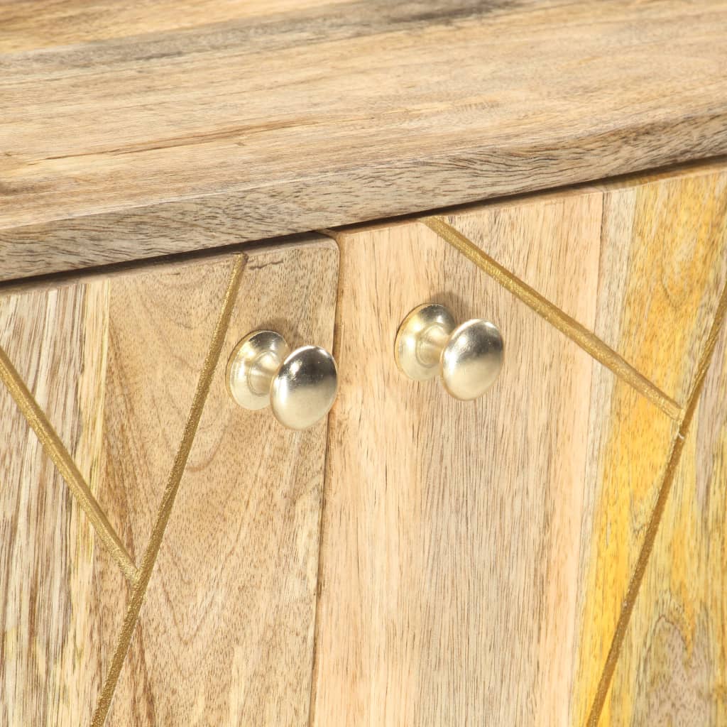 Skænk 118x30x75 cm massivt mangotræ - number 5.