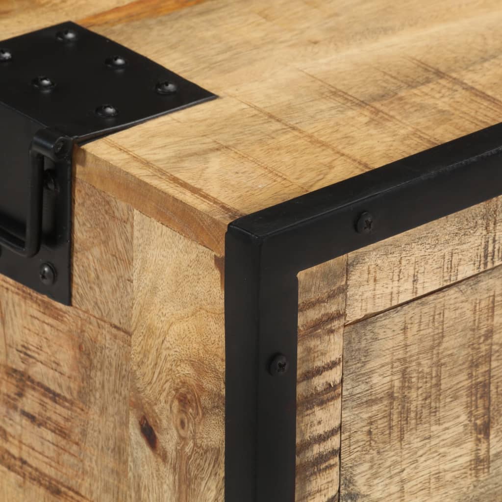 Skænk 100x31x60 cm massivt ru mangotræ - number 6.