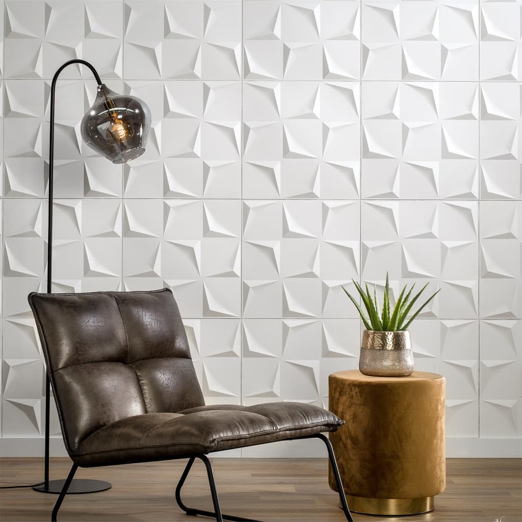 Wallart 3d-vægpaneler beau 12 stk. ga-wa28 - number 9.