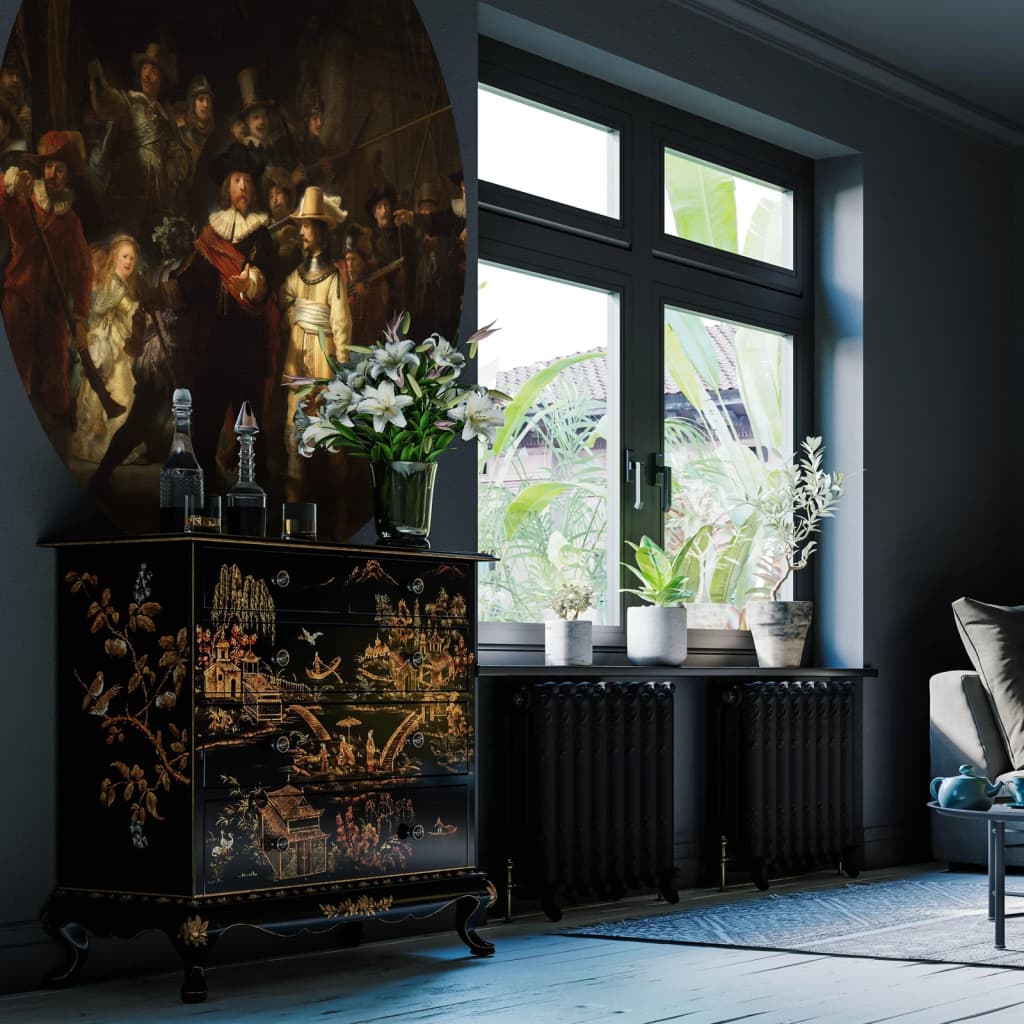 Wallart wallpaper circle the night watch 190 cm - number 5.