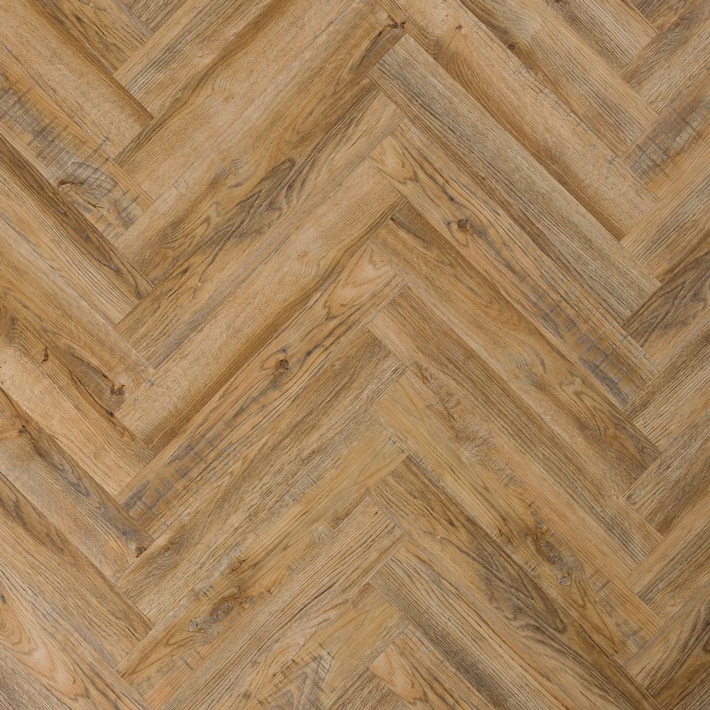 Wallart brædder med genanvendt egetræslook vintagebrun - number 1.