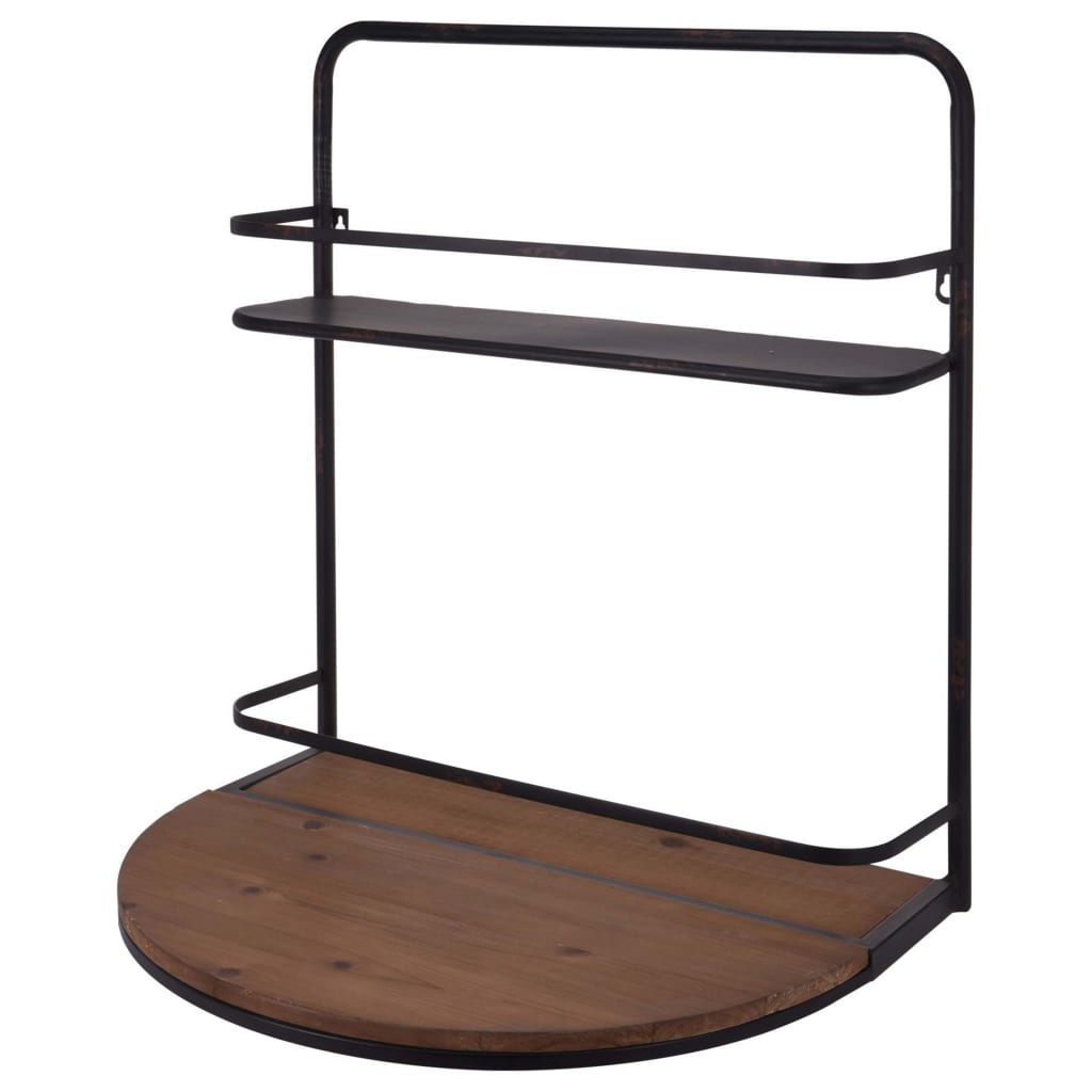 Ambiance vinreol med foldbar hylde 56x42x61,5 cm - number 1.