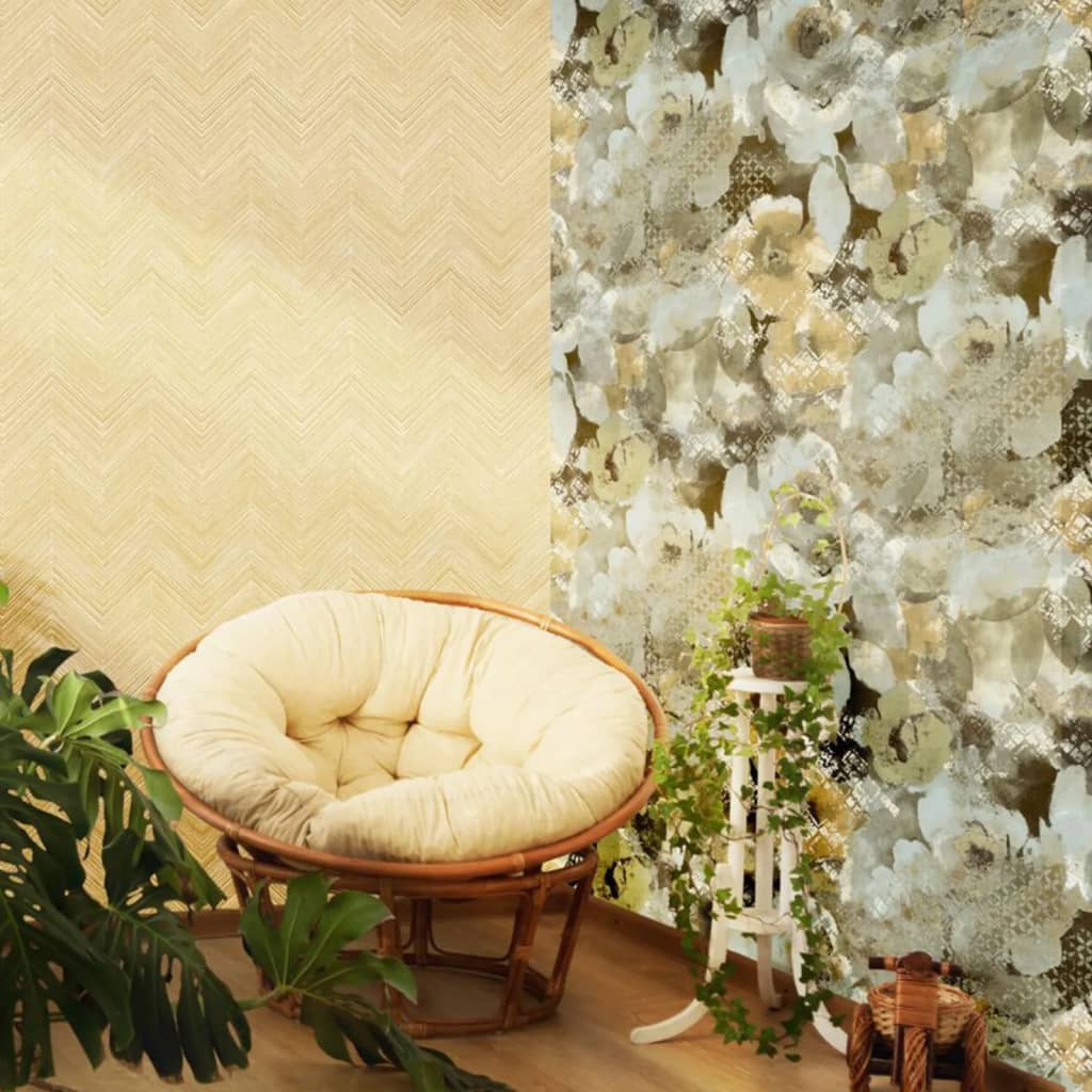 Topchic wallpaper herringbone beige - number 3.